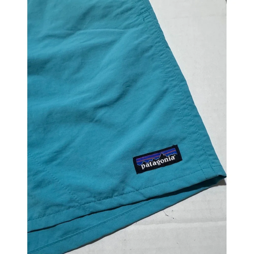 Patagonia Baggies Shorts Mens XXL Teal Green 57022 Nylon Mesh Liner Swim‎